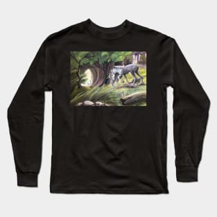 The Last Unicorn Illustration Long Sleeve T-Shirt